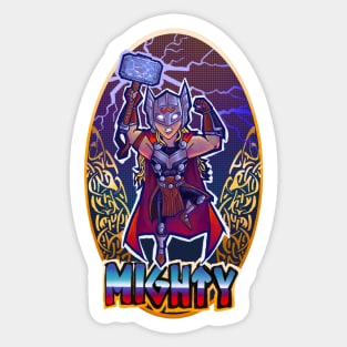 She is Mighty! Sticker